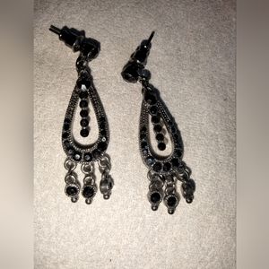 Black Dangle Earrings